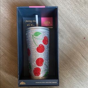 Hydrapeak Cherry Tumbler with Straw